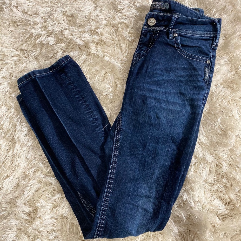 Silver jeans